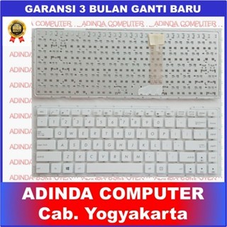 Asus VivoBook X442 A442 X442UA X442UR X442UA คีย์บอร์ดสีขาว