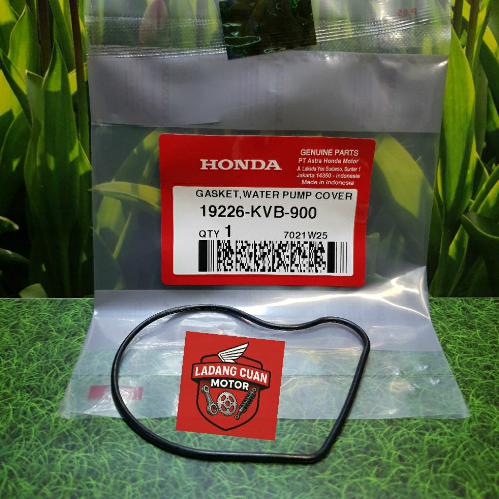 19226KVB900 GASKET WATER PUMP COVER ซีลยางหรือบรรจุ RADIATOR PUMP VARIO 110 CW OLD CBS TECHNO ORIGIN