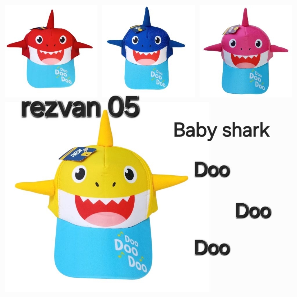 หมวกเด็ก Baby Shark/หมวกเด็กแตรน่ารักสําหรับเด็กชายและเด็กหญิง