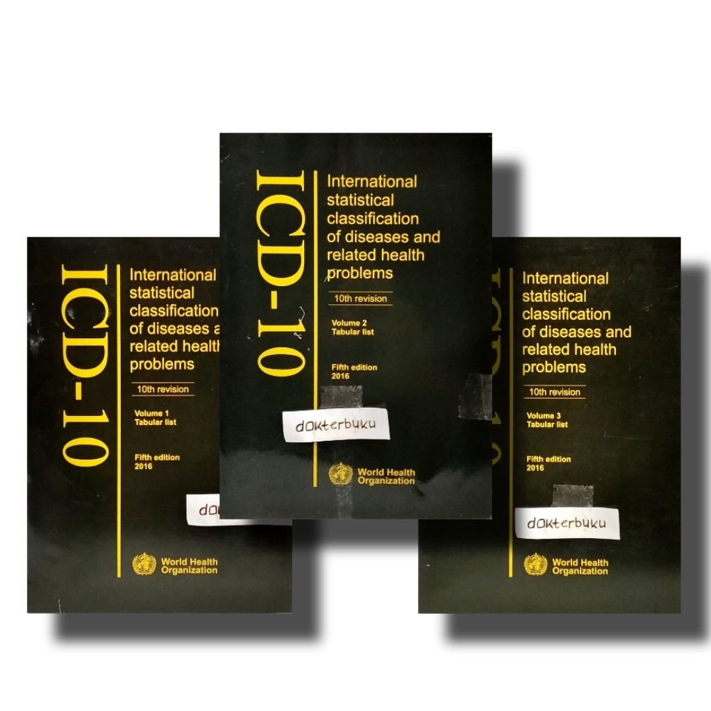 MEDICAL RECORD BOOK PACKAGE 3 ICD -10 VOL. 1, 2, 3