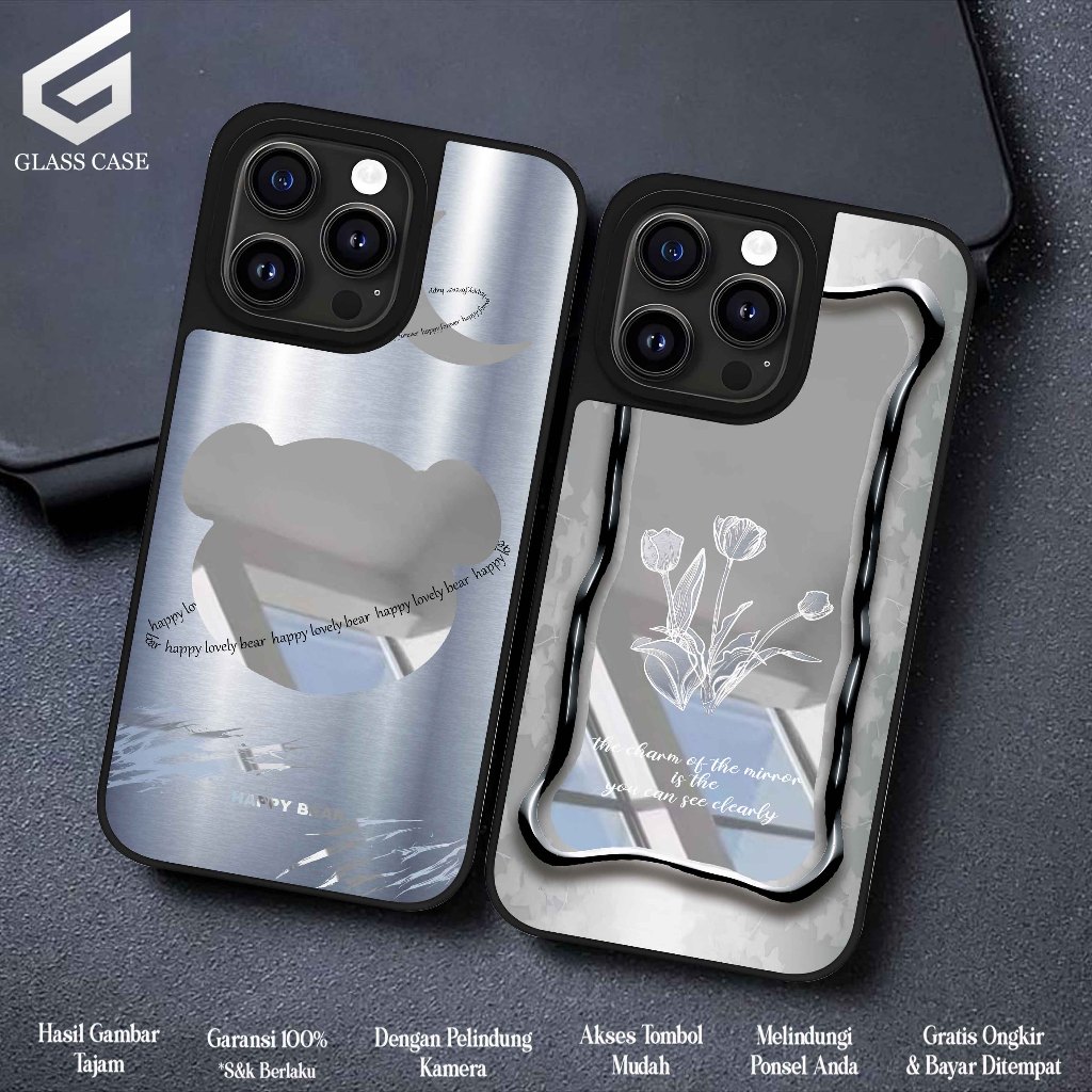 เคสกระจกมองข้าง HP IPHONE 16 PROMAX IP 16 PRO IP 16 IP 15 PRO IP 15 IP 14 PROMAX IP 14 PRO IP 13 PRO