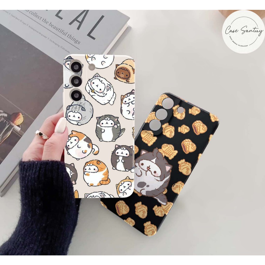 Softcase Aesthetic น่ารัก Molang Cat อินเทรนด์สําหรับ Xiaomi Redmi หมายเหตุ 14 13 12 11 10 9 8 7 6 R