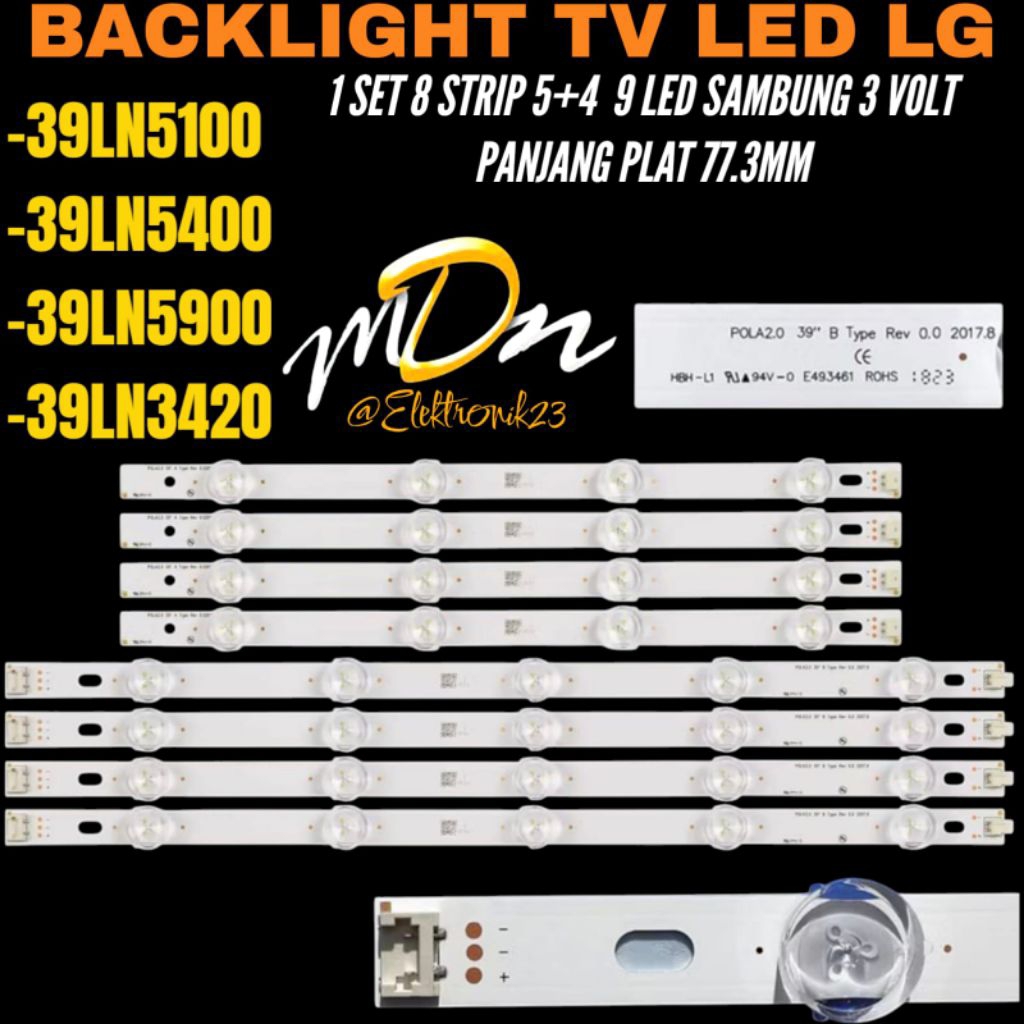 LG 39 INCH LED TV BACKLIGHT 39LN5100- 39LN5400- 39LN5900- 39LN3420 39 INCH TV BACKLIGHT
