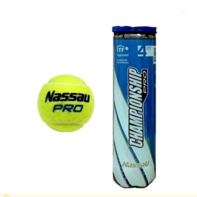 ลูกเทนนิส Nasau Championship Pro 4 ชิ้น ลูกเทนนิส Nasau Championship Pro