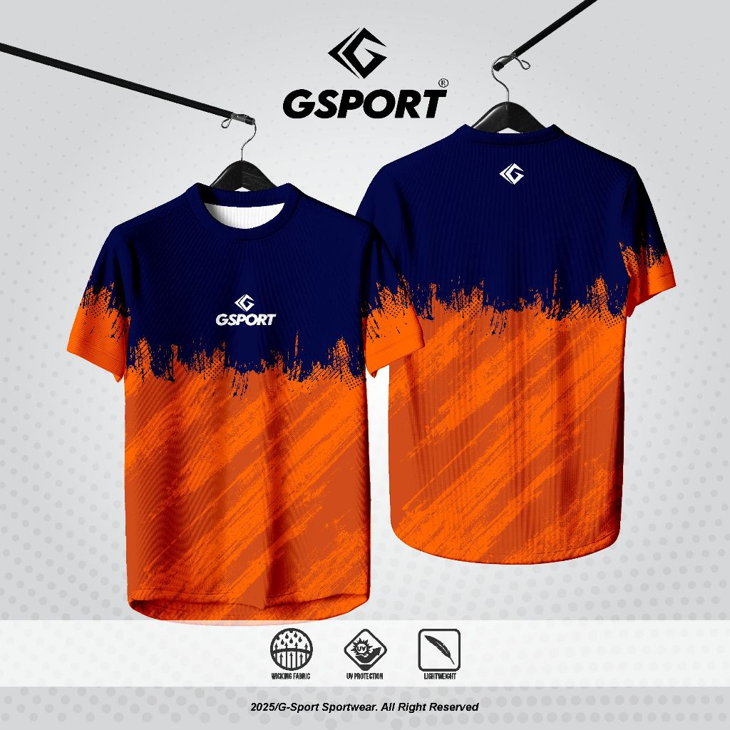 GSPORT Brush Running เสื้อวิ่งแบบกําหนดเองระดับพรีเมียม / เสื้อกีฬาแบบกําหนดเอง
