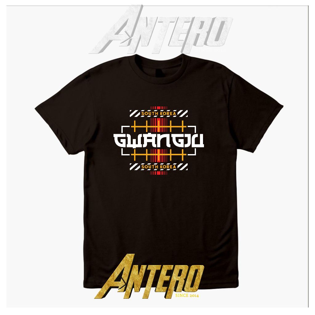 เสื้อยืด Distro สําหรับแม่เมือง Gwangju เกาหลีใต้ ผู้ใหญ่และเด็ก