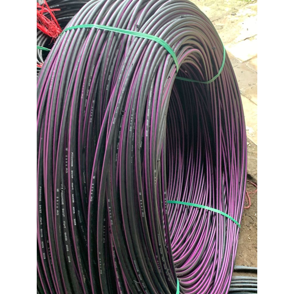 UNGU ADSS 24 core 2 หลอด - FO CABLE / สีม่วง