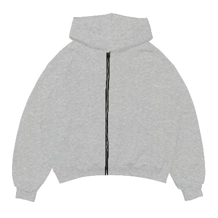 PerryFee - Boxy Zipper Hoodie Oversize / Boxy Oversize Hoodie / Boxy Hoodie / 300Gsm