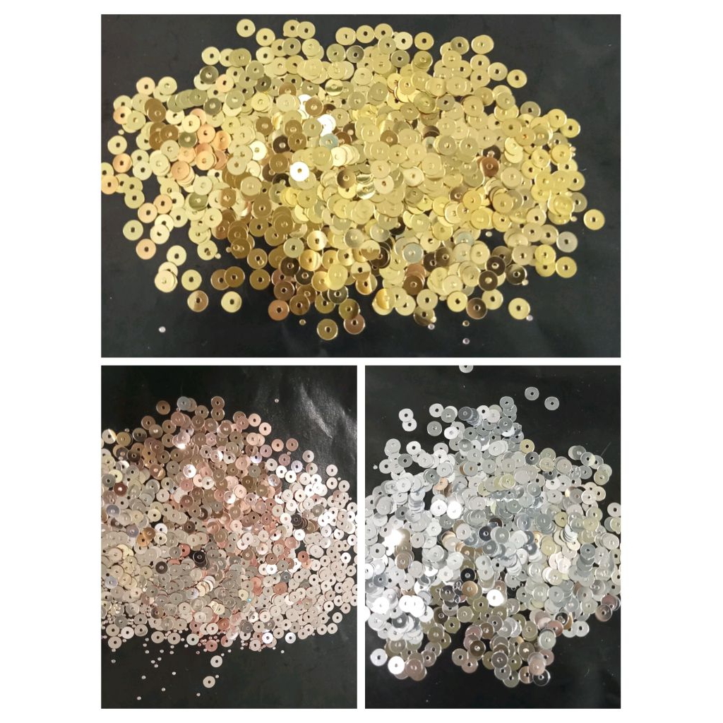 Dollar/Flat Sequins 4mm 10gr