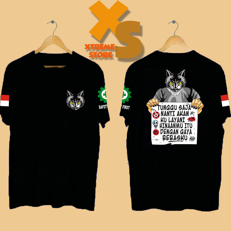 // เสื้อยืด DISTRO สําหรับผู้ชาย WAIT ONLY IF YOU WILL BE LATER IM HERE // XTREME-STORE