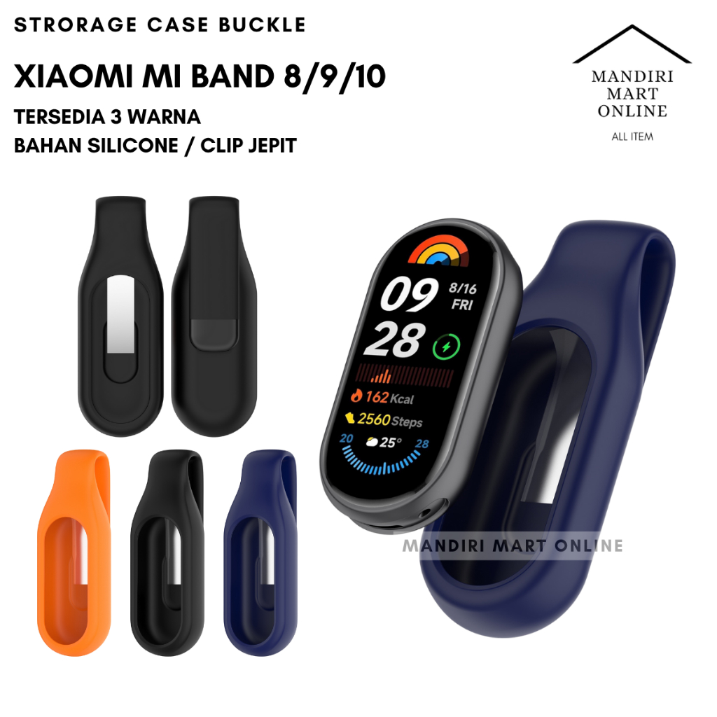 Xiaomi Mi Band 10/9/8 เคสซิลิโคนหัวเข็มขัดสําหรับ Xiaomi Smart Band 10/9/8