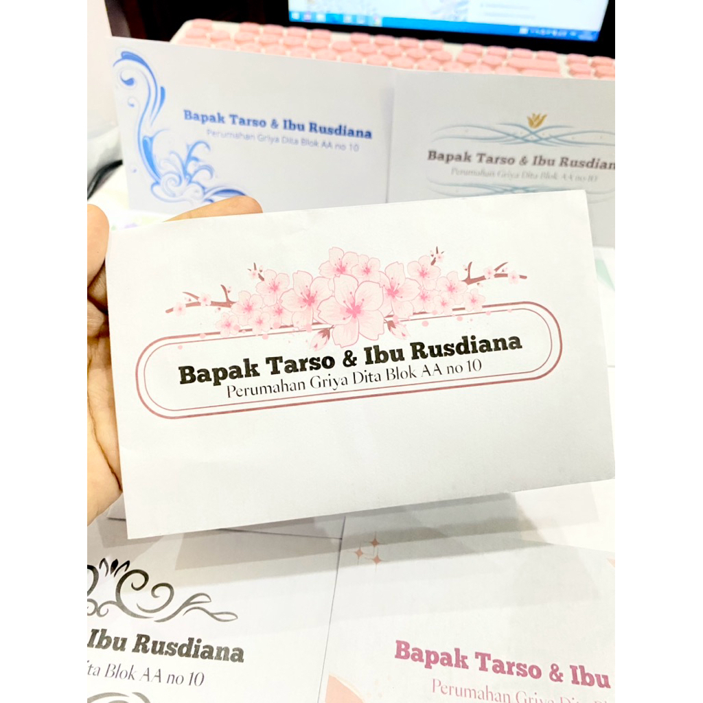 CUSTOM NAME WEDDING ENVELOPE ฟรี REQUEST WEDDING ENVELOPE