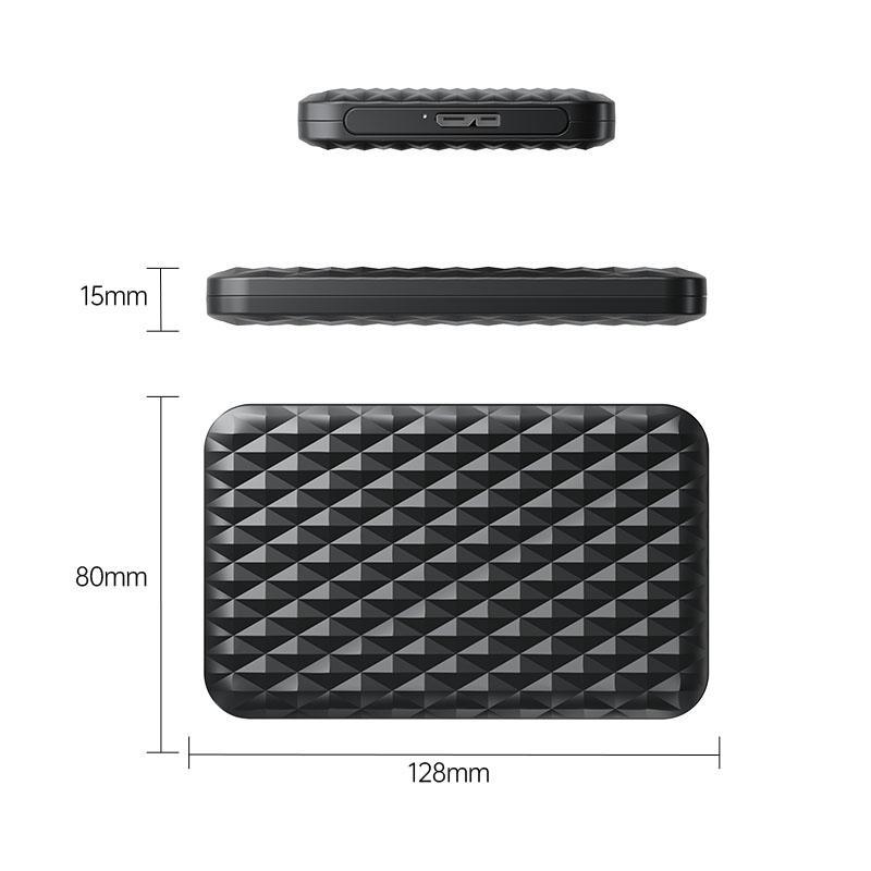 ORICO HDD SSD Casing / Enclosure 2.5" - 2520U3 - สีดํา, 2520U3V1 2520 u3 2520u 3