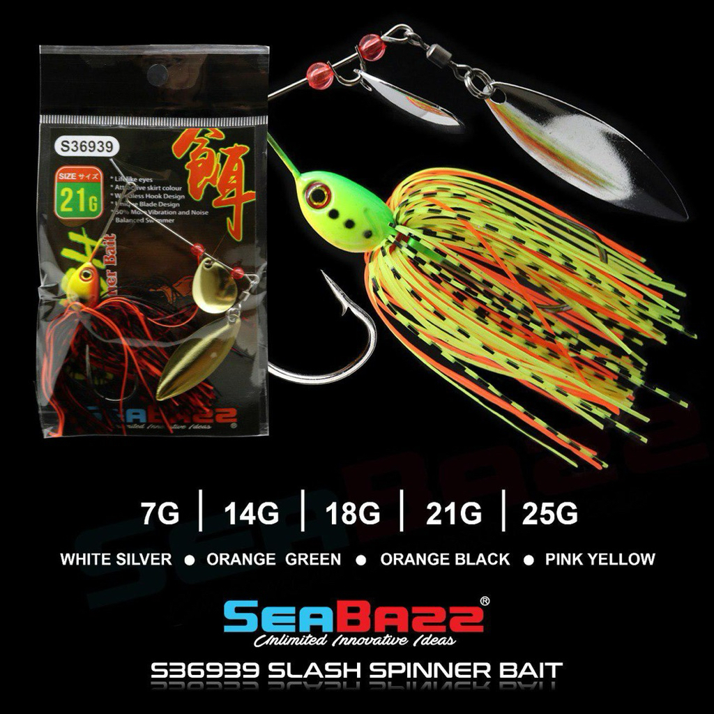 SEABASS BAIT SPINER SLASH 7CM-7GRAM