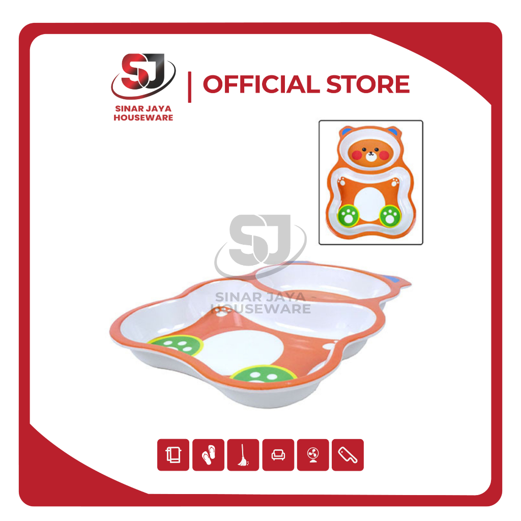 MEL PLATE BY 8.5" G2N HUGI/จานเมลามีน/จานด้านใน/จานอาหารค่ําเด็ก/จานน่ารัก