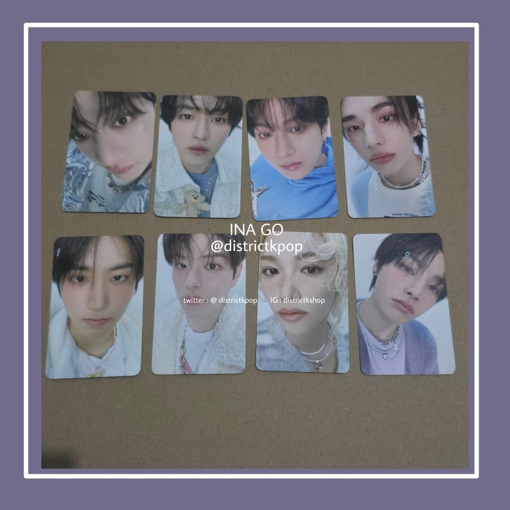 SKZ STRAY KIDS PHOTOCARD 5TH FANMETING OCLOCK