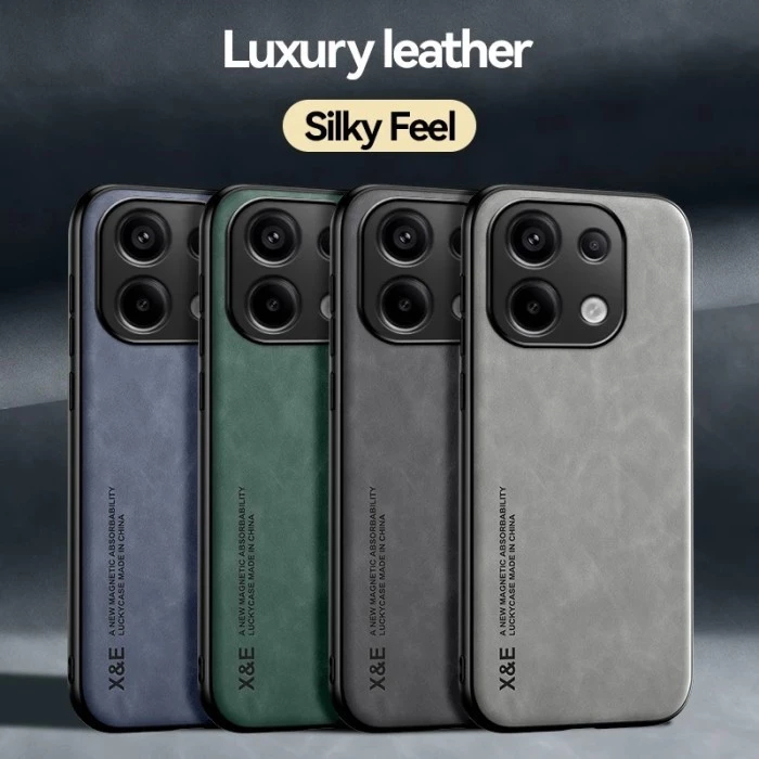 [LEATHER CASE] เคส Poco M6 Pro 4G | เคสเนื้อหนังแกะ | เคส PocoM6 Pro 4G | ปลอก Premium Poco M6PRO 4G