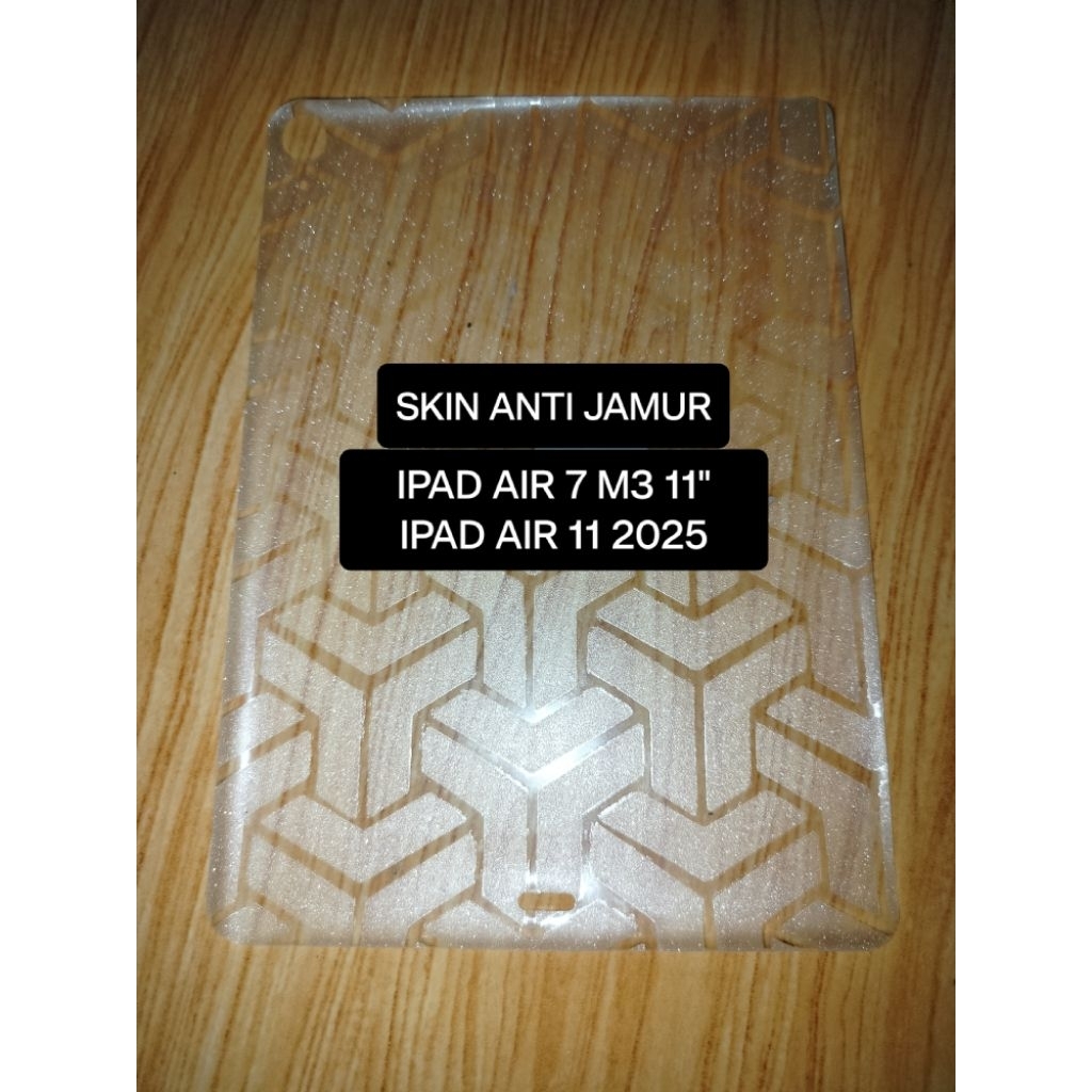 SKIN BACK CASING ANTI-FUNGAL IPAD AIR 7 M3 IPAD AIR 11 2025 GARSKIN GLITTER TRANSFORMER