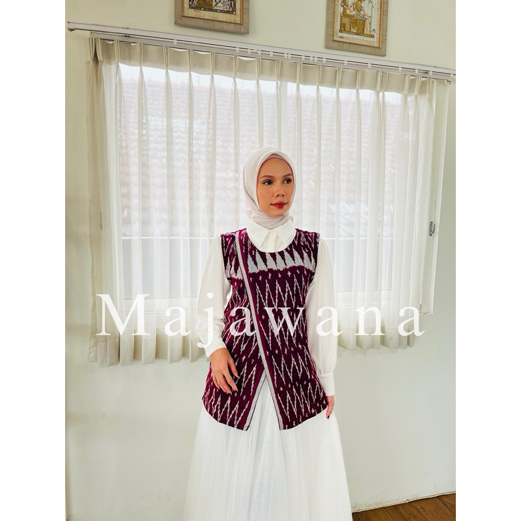 ! เสื้อกั๊กผ้าทอ Anjali - เสื้อกั๊กสํานักงาน