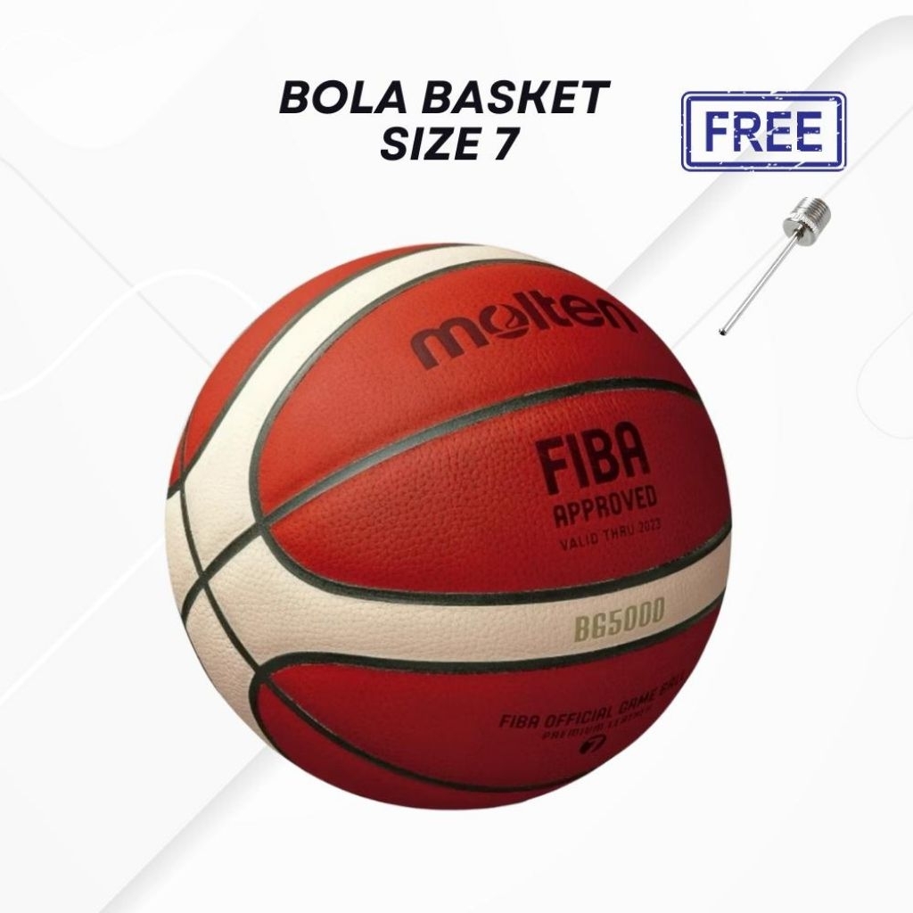 ORIGINAL BASKETBALL TRAINING BALL MOLTEN BG5000 INDOOR OUTDOOR SIZE 7