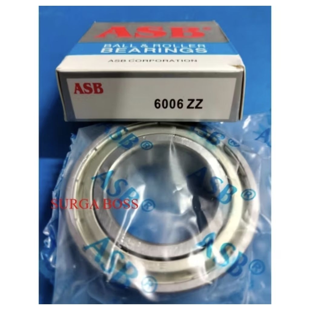 Original ASB ยี่ห้อ 6006 ZZ Bearing (ราคาต่อชิ้น)