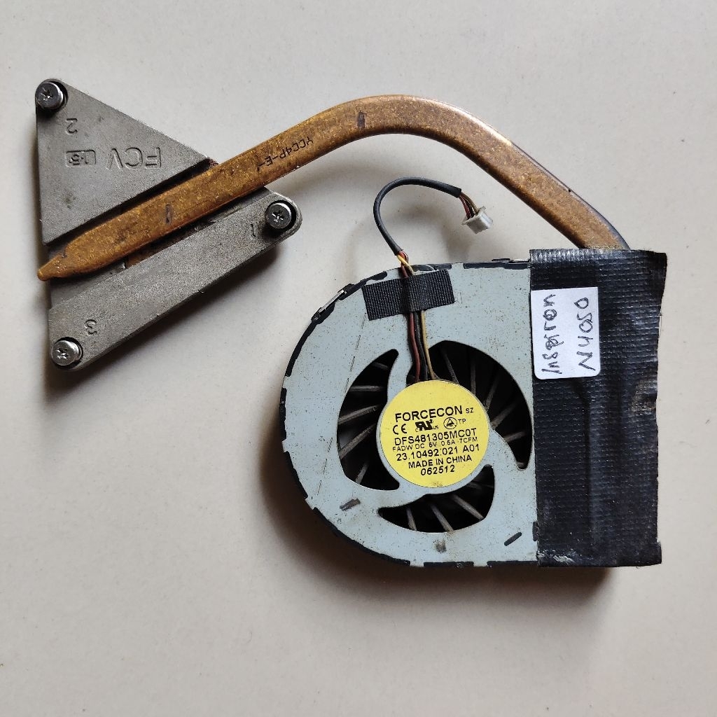 Dell Inspiron N4050 Notebook Laptop Fan พัดลมระบายความร้อน ถอดทดสอบปกติพร้อมประกอบ