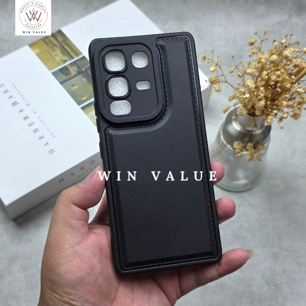 Infinix Note 50S Infinix Note 50X Case Leather Pro camera Black Case Infinix Note 50S Infinix Note 5