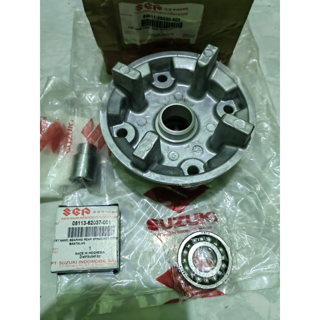 Nap เกียร์ผู้ถือเกียร์ด้านหลัง plus แบริ่งเกียร์ plus original bosh bos เกียร์ satria fu FL 66411-25