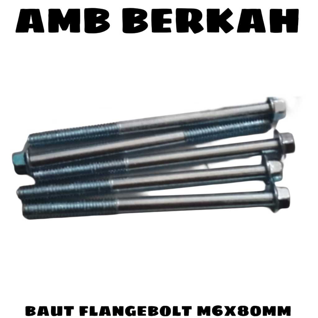 MESIN ENGINE BLOCK BOLT / CVT BLOCK BOLT M6X80 (8CM LENGTH KEY)