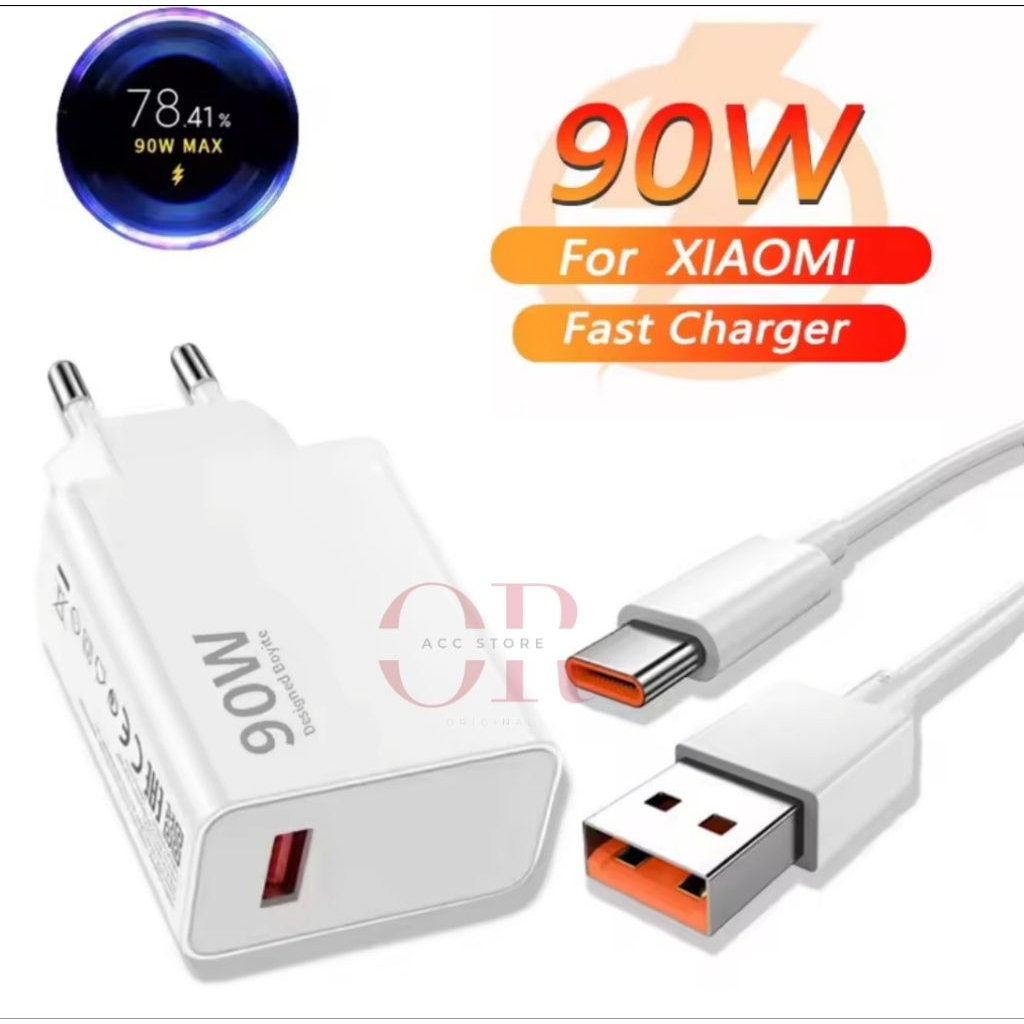 Xiaomi Charger Type C 90W/90 วัตต์ Turbo Fast Charging ของแท้ 100%