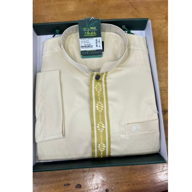 HIJAU Koko almia mt เสื้อเชิ้ตธรรมดา วัสดุ aswan กล่องสีเขียว ของแท้ 100%