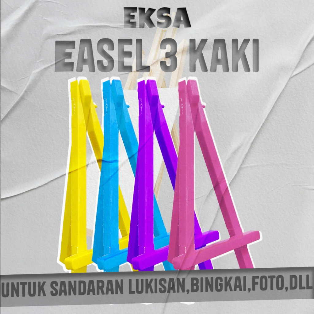 Eisel EKSA 3 ขาพนักพิงมั่นคงสําหรับวาดภาพผ้าใบและงานแสดง