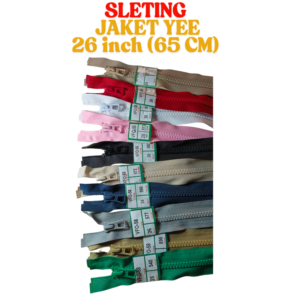 YEE JACKET ZIPPER 26 INCH (65 CM)