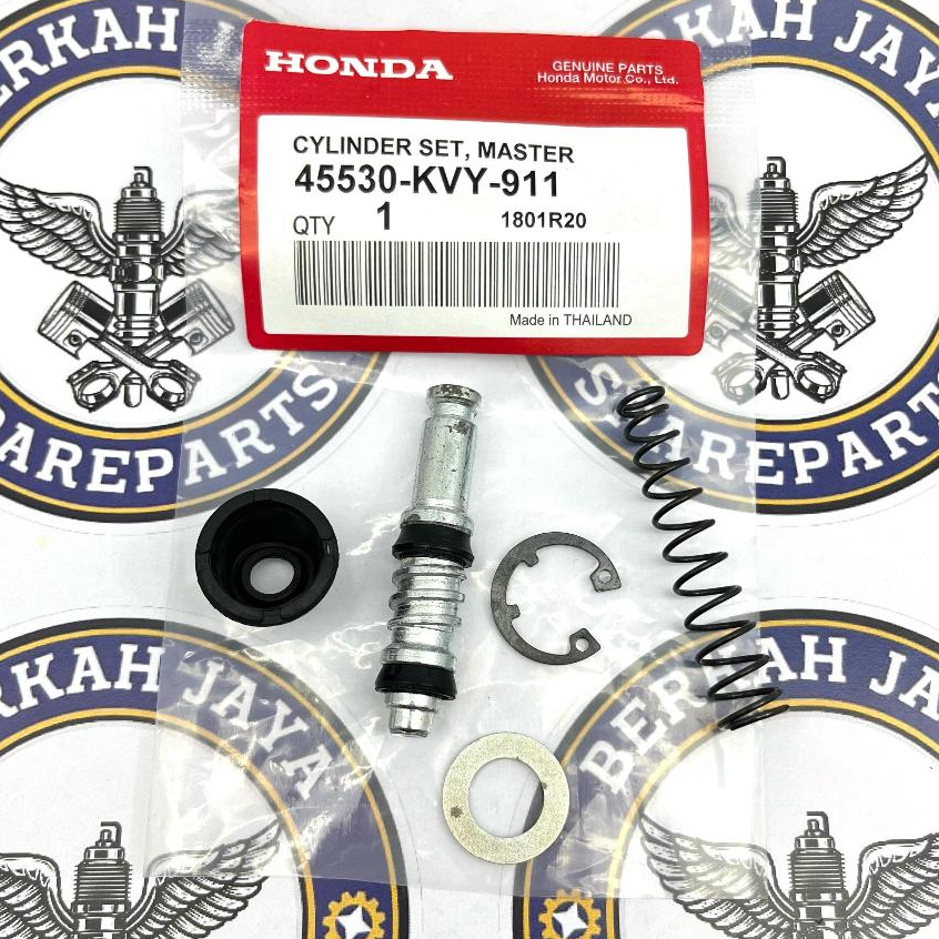 45530-KVY-911 ชุดกระบอกสูบหลักซีล Honda BeAT คาร์บูเรเตอร์, Supra X 125, Vario 125 eSP Original Thai
