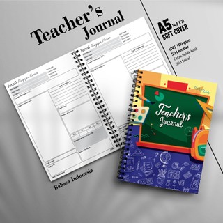 TEACHER'S JOURNAL A5 | Jurnal Mengajar Harian Guru