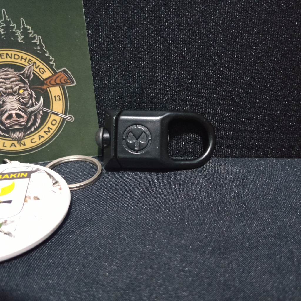 SLING SWIVEL RS4 REL 22 BLACK COLOR / TACTICAL SLING STRAP HOLDER (SC2405)