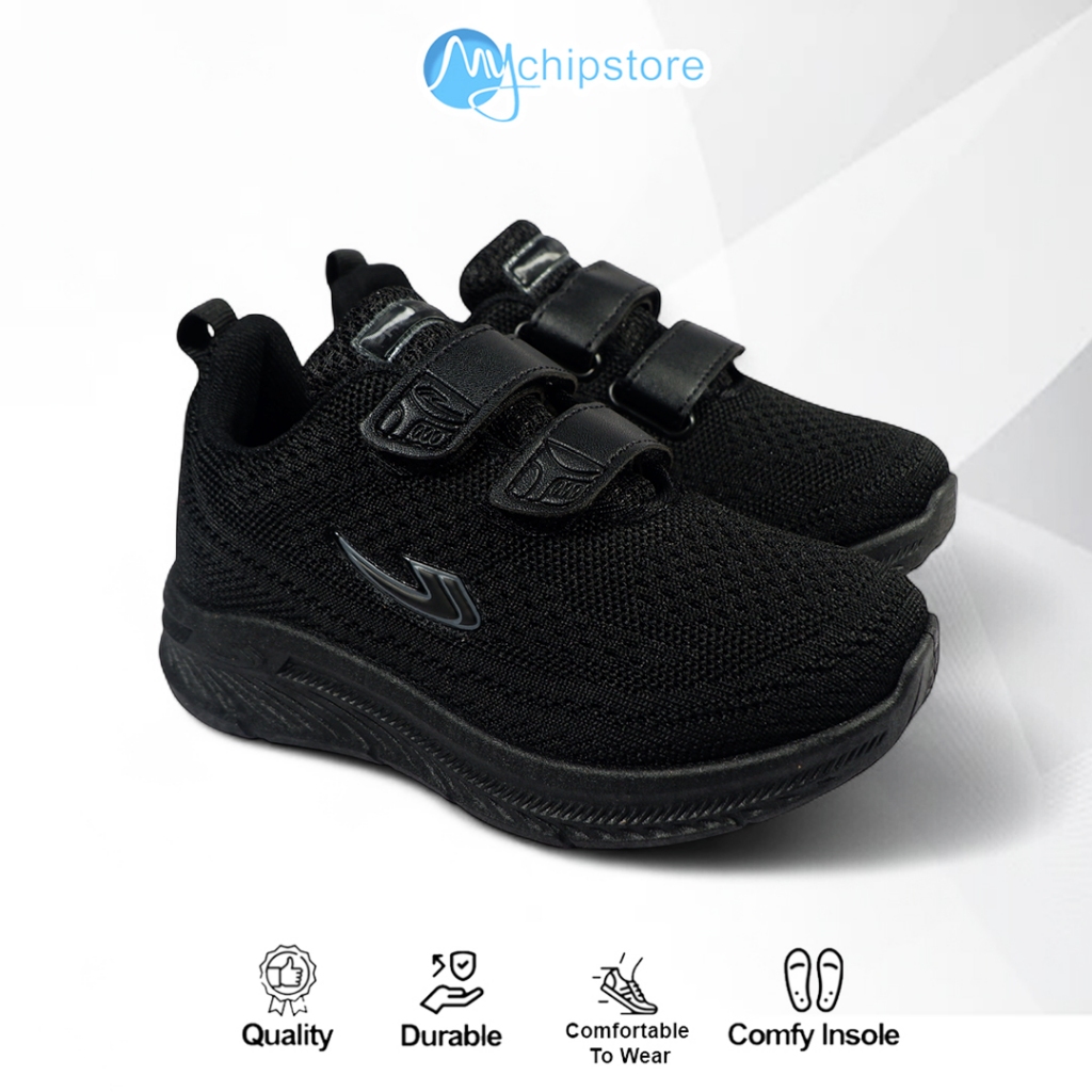 Original NEW ERA NEW BELLE 01 Velcro School Shoes สําหรับเด็กชายและเด็กหญิง