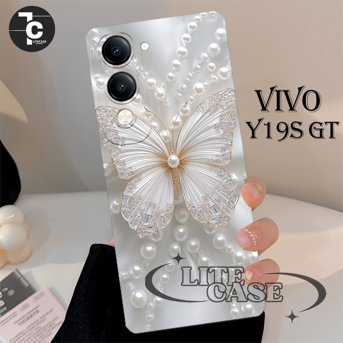 HP [GCR703] VIVO Y19S GT Y04 4G 2025 / VIVO Y29S 2025 ลายผีเสื้อน่ารัก อินเทรนด์ ไวรัส