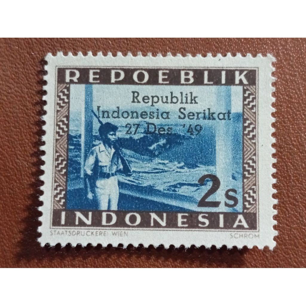 Wina 2s แสตมป์ Ct.Repoeblik อินโดนีเซีย Serikat 49