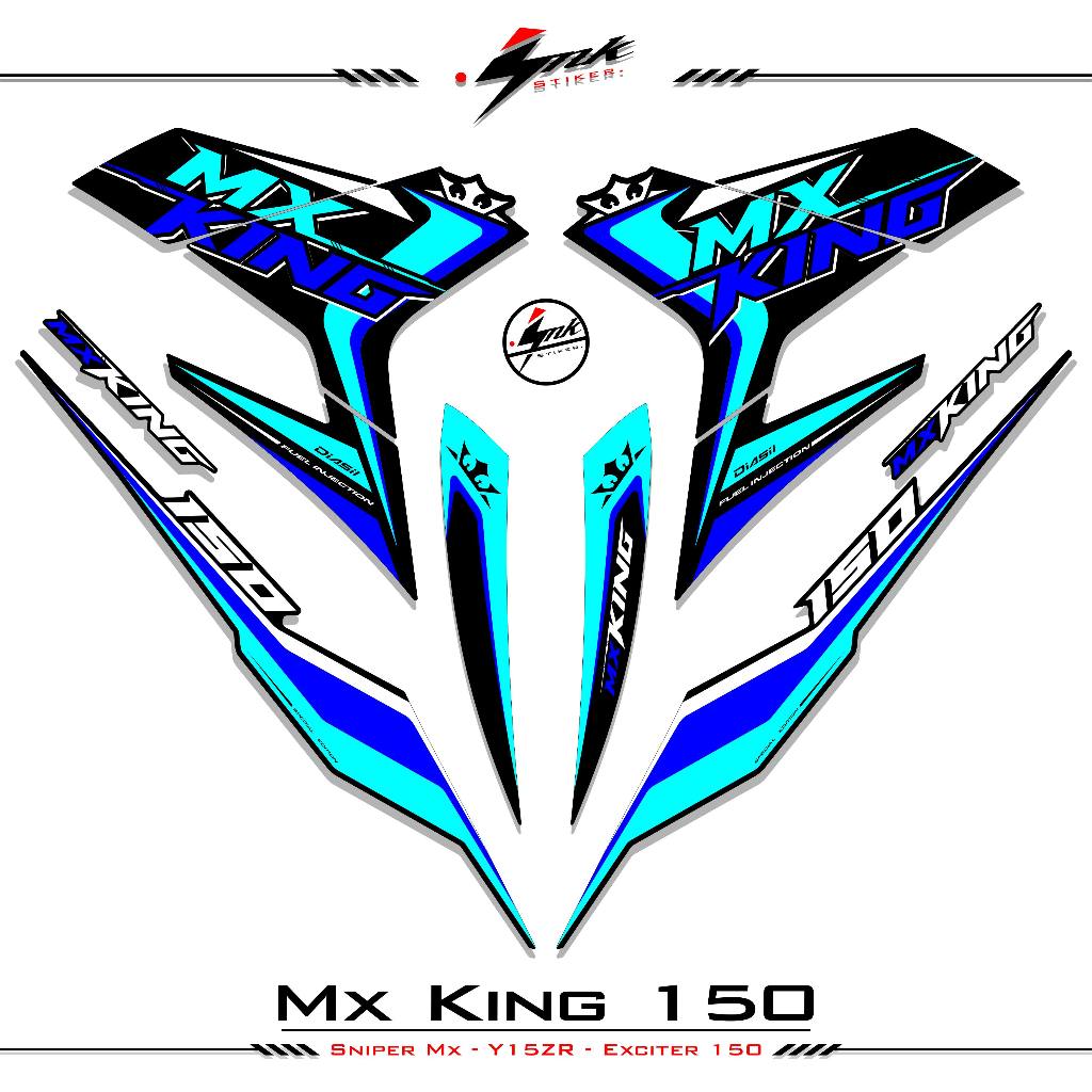 Striping Mx King 150 สติกเกอร์ Y15zr สติกเกอร์ Mx King150 Sniper150 Mxi Jupiter Mx Ink.Motif สติกเกอร์ 173