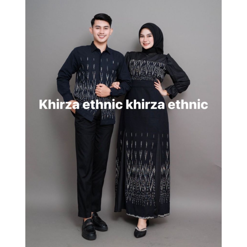 KINNTIC BLACK COUPLE WOVEN CLOTHES - COUPLE - COUPLE CLOTHES - COUPLE - COUPLE - WOVEN COUPLE
