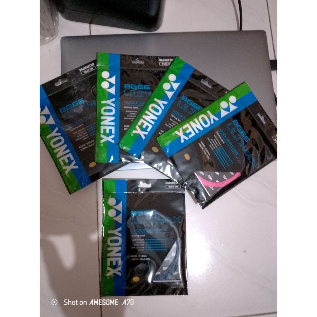 YONEX BG 66 ULTIMAX SP BADMINTON STRINGS ผลิตในญี่ปุ่นต้นฉบับ