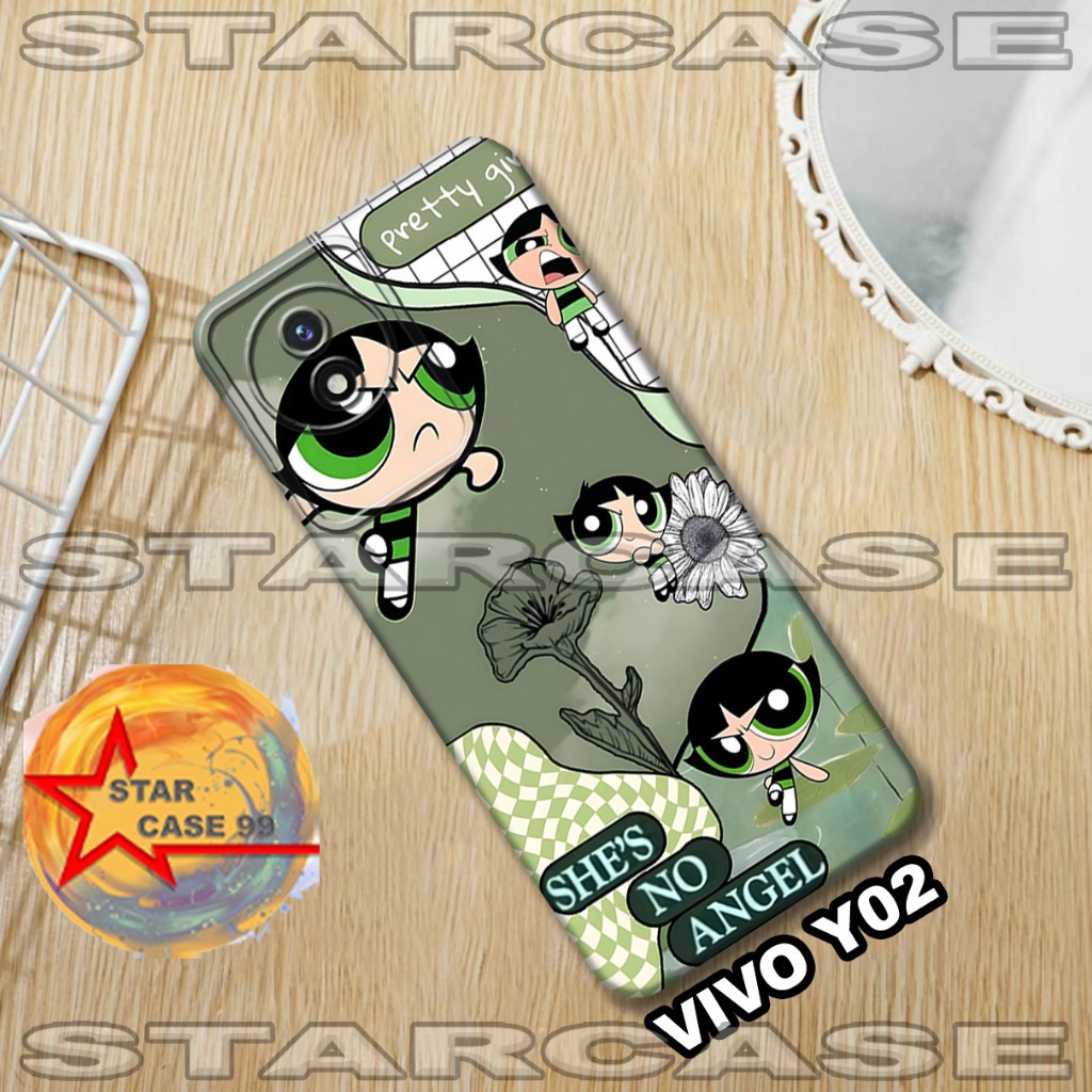 Vivo y02/S14 ยาง Softcase/การ์ตูน Motif /vivo y02 case/vivo y02 case