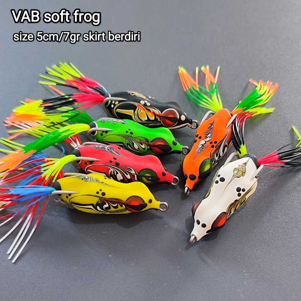 SOFT FROG SKIRT STANDING VAB SOFT FROG 5CM SLIM BODY. sofrog ยืนกระโปรง