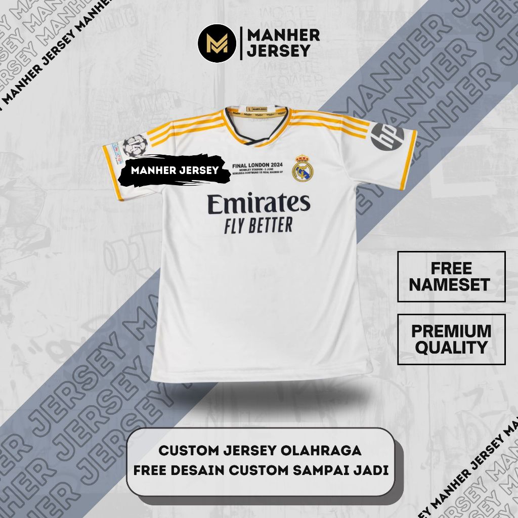 MADRID 2024 FINAL UCL FULL PRINTING JERSEY