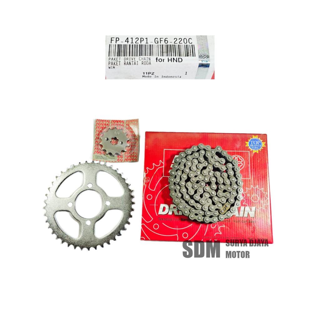 ชุดเกียร์ FEDERAL WIN FP-412P1-GF6-220C ของแท้