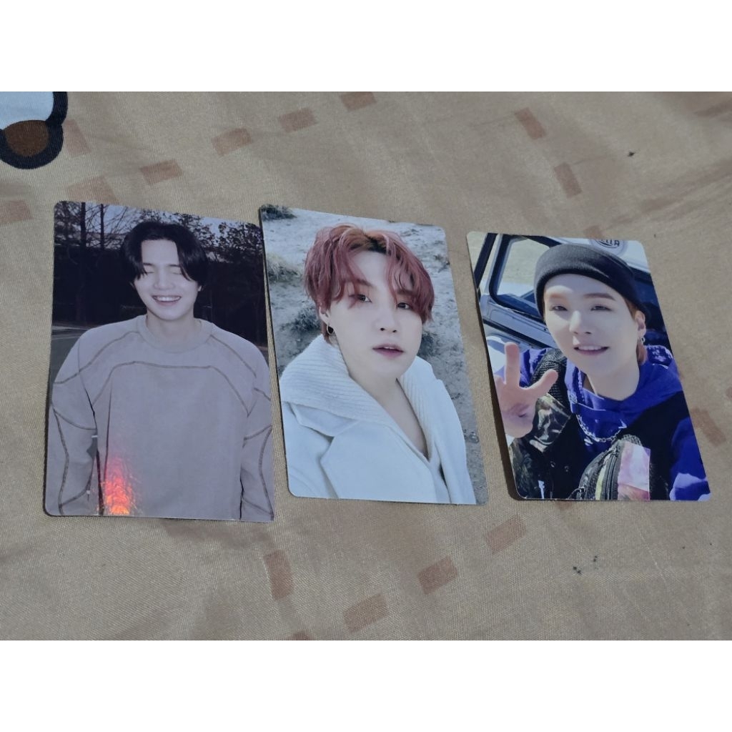 Cashcard suga dday and photocard portofolio เอง suga