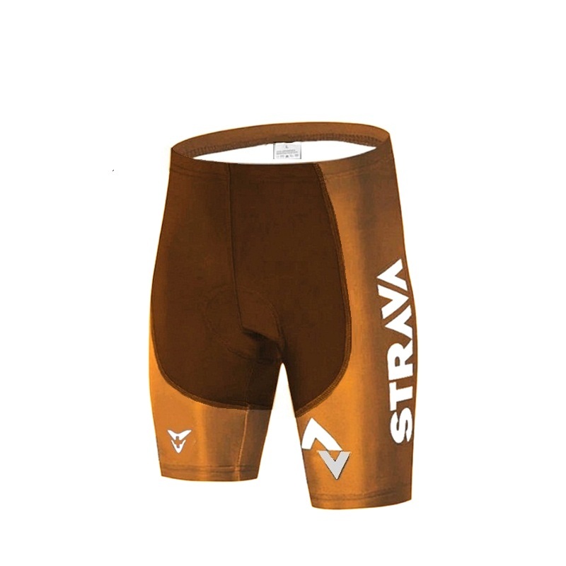 COOLMAX Strava Pro Team 19D Gel Bike Pants CAMEL BROWN - กางเกงปั่นจักรยาน