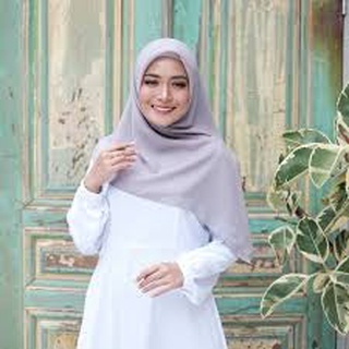 Fashion Shop PRICE FOR BELLA SQUARE HIJAB / NEWEST BELLA SQUARE HIJAB IN SILVER