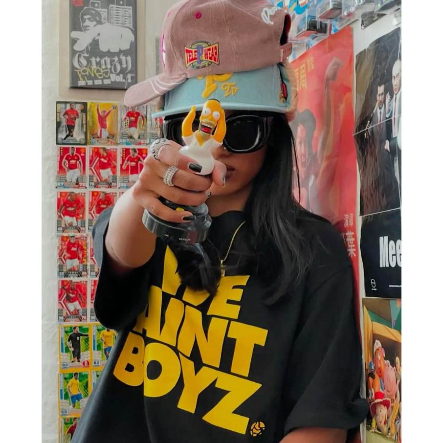 เสื้อยืด Marketcutter Boxy Heavyweight WE AINT BOYZ